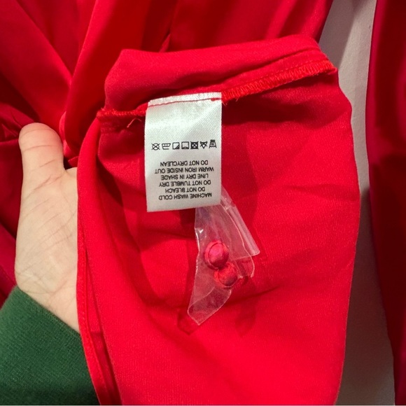 New! REVOLVE L'Academie the Dore Mini Dress‎ Long Sleeve Red Size M - Picture 10 of 11